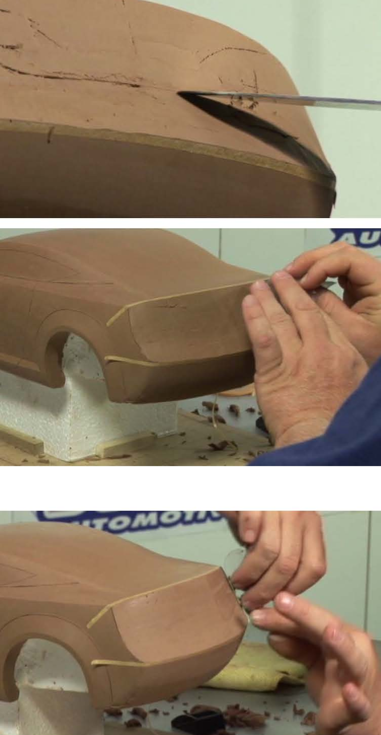Race car clay design reference image